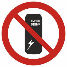 Zakaz sprzedaży napojów energetycznych osobom do lat 18, 10,5x10,5 cm, PCV - 1 mm
