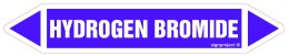 Znak JF220 HYDROGEN BROMIDE - arkusz 2 naklejek, 563x100 mm, FN - Folia samoprzylepna