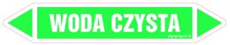 Znak JF477 WODA CZYSTA - arkusz 2 naklejek, 563x100 mm, FN - Folia samoprzylepna