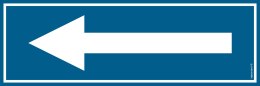 Znak PA082 Strzałka kierunkowa, 600x200 mm, PN - Płyta 1 mm