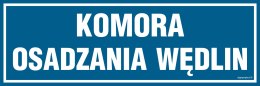 Znak PA266 Komora osadzania wędlin, 300x100 mm, FN - Folia samoprzylepna