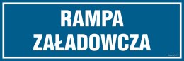 Znak PA332 Rampa załadowcza, 300x100 mm, FN - Folia samoprzylepna