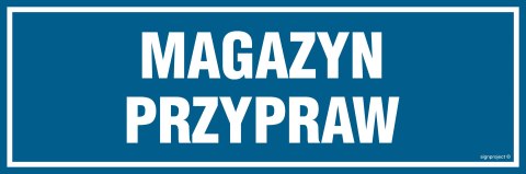 Znak PA362 Magazyn przypraw, 150x50 mm, FN - Folia samoprzylepna