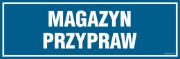 Znak PA362 Magazyn przypraw, 150x50 mm, PN - Płyta 1 mm