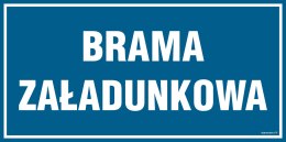 Znak PA506 Brama załadunkowa - opakowanie 10 sztuk, 100x50 mm, PN - Płyta 1 mm