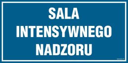 Znak PA546 Sala intensywnego nadzoru - opakowanie 10 sztuk, 100x50 mm, PN - Płyta 1 mm